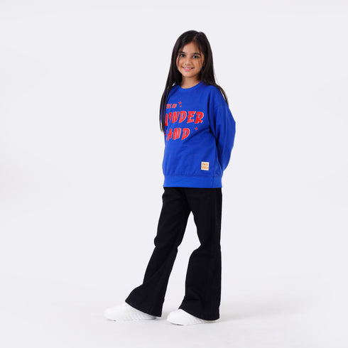 WONDERLAND PRINTED SWEATSHIRT